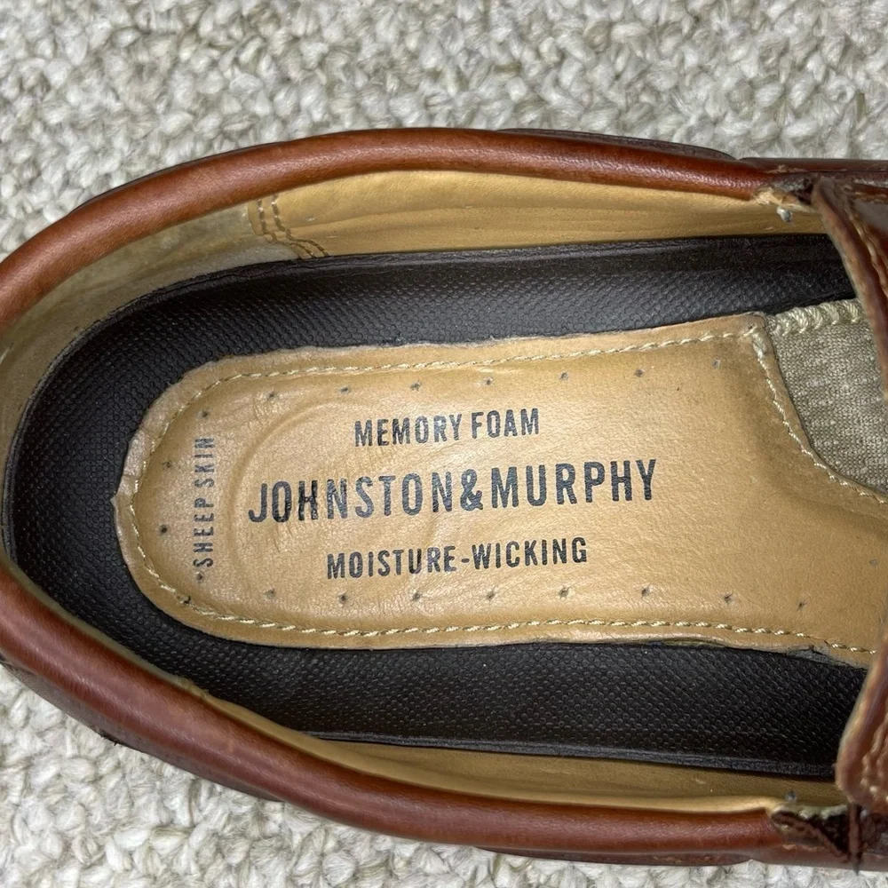 Johnston & Murphy slip on loafers